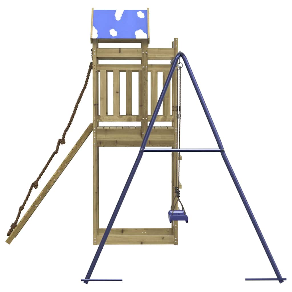 Set da Gioco da Esterno in Legno di Pino Impregnato | homemem39