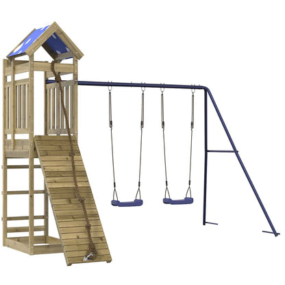 Set da Gioco da Esterno in Legno di Pino Impregnato | homemem39