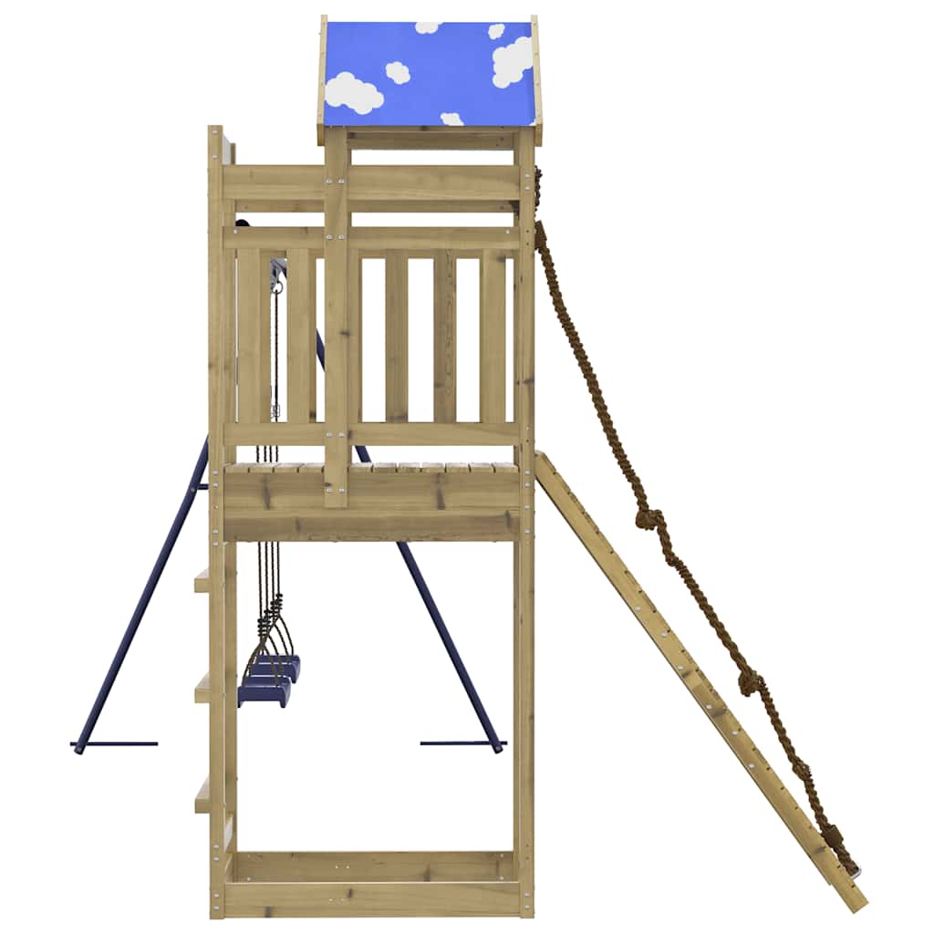 Set da Gioco da Esterno in Legno di Pino Impregnato | homemem39