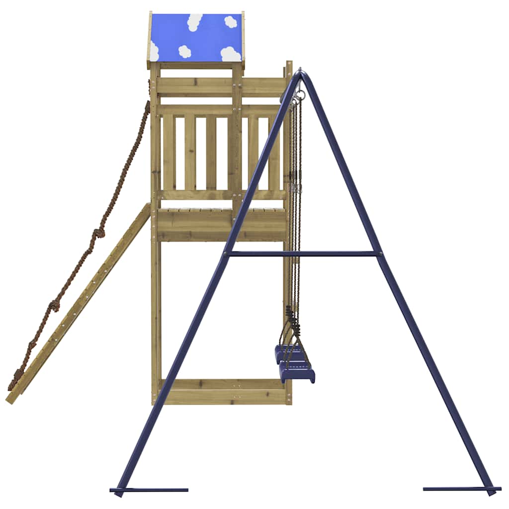 Set da Gioco da Esterno in Legno di Pino Impregnato | homemem39