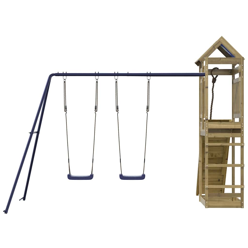 Set da Gioco da Esterno in Legno di Pino Impregnato | homemem39