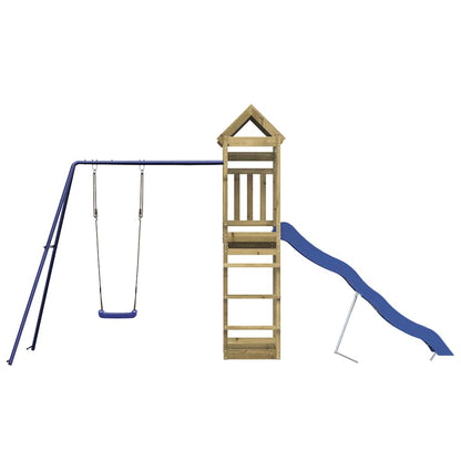 Set da Gioco da Esterno in Legno di Pino Impregnato | homemem39