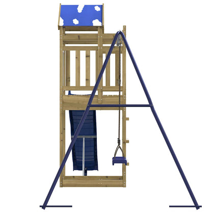 Set da Gioco da Esterno in Legno di Pino Impregnato | homemem39