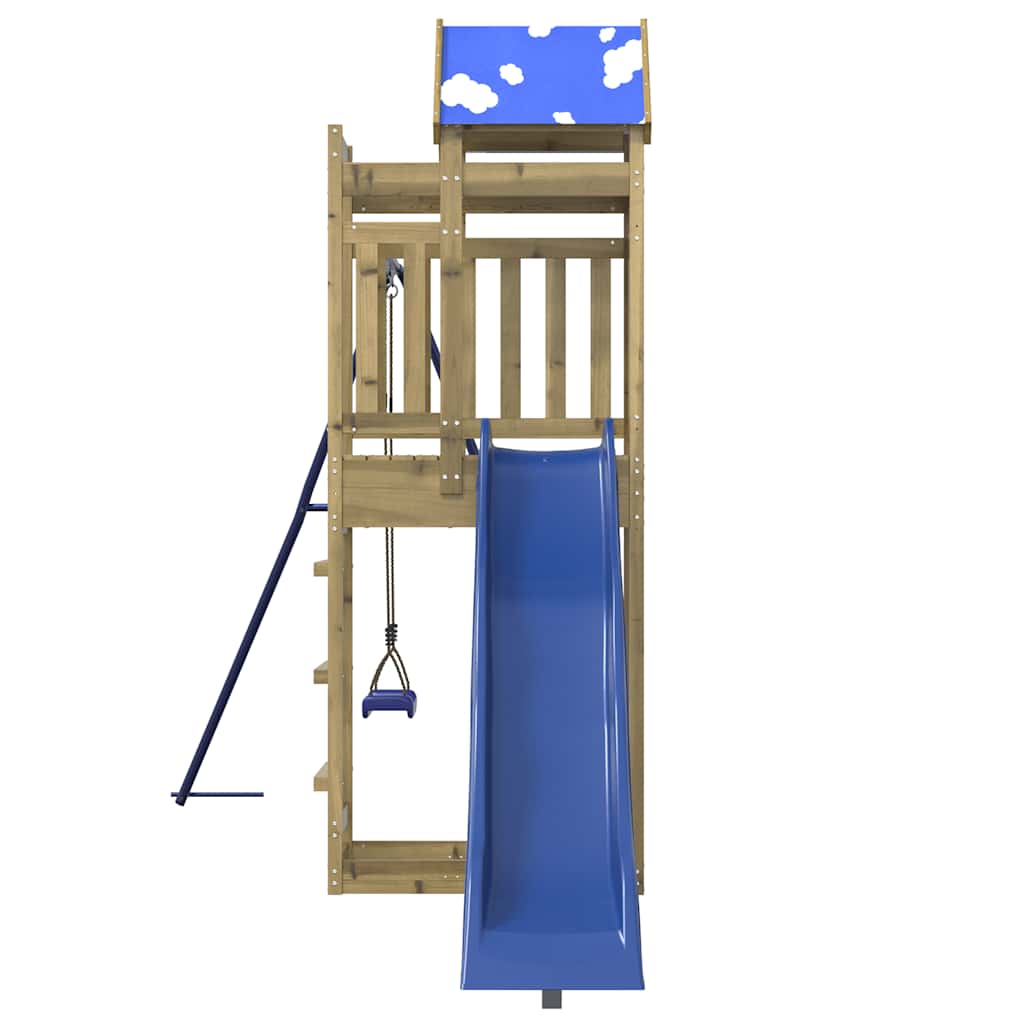 Set da Gioco da Esterno in Legno di Pino Impregnato | homemem39
