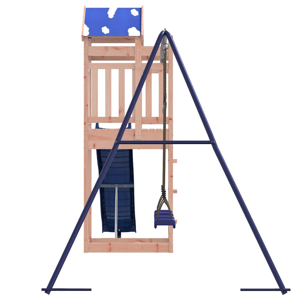 Set da Gioco da Esterno in Legno Massello di Douglas