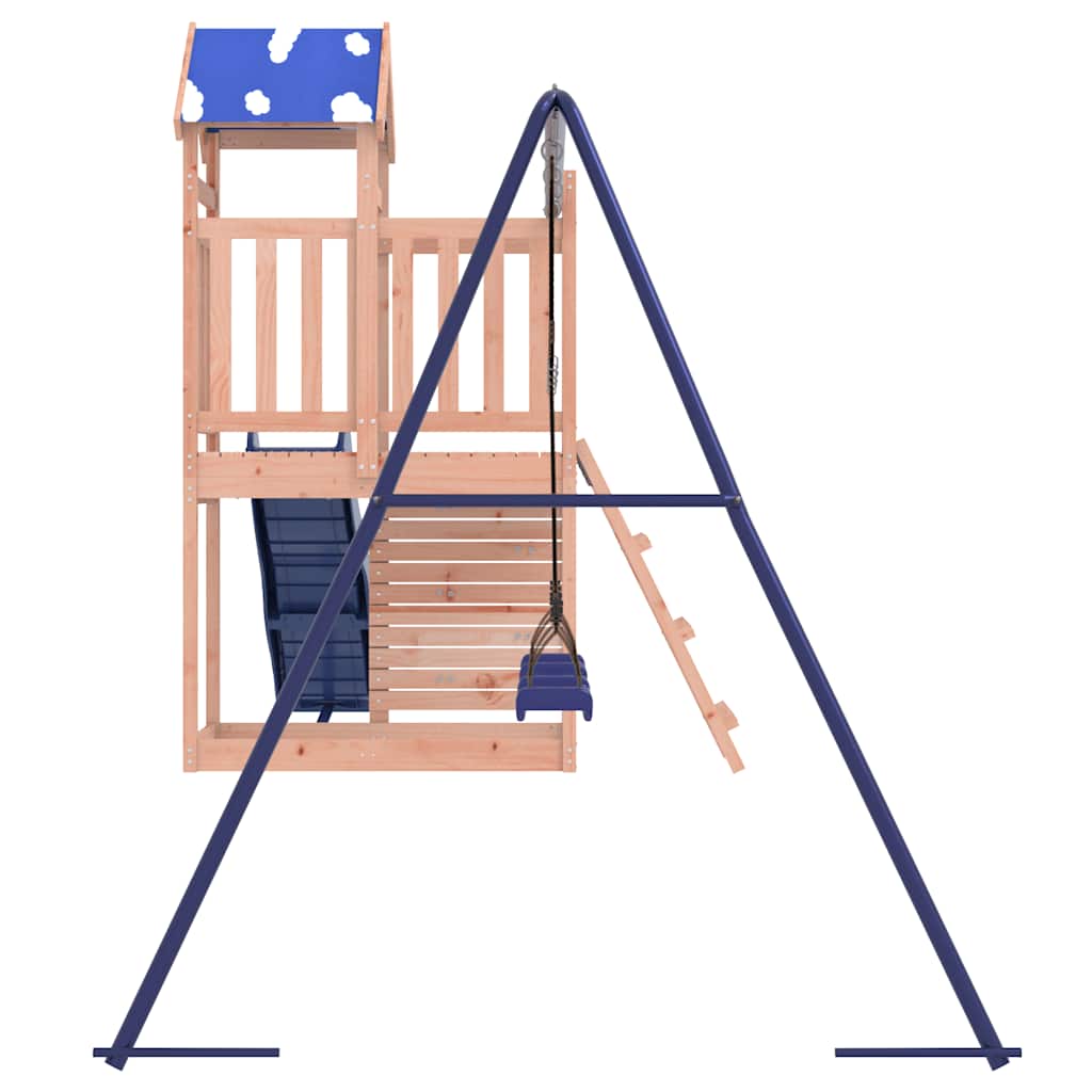 Set da Gioco da Esterno in Legno Massello di Douglas