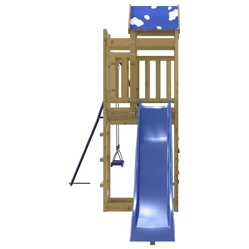 Set da Gioco da Esterno in Legno di Pino Impregnato | homemem39