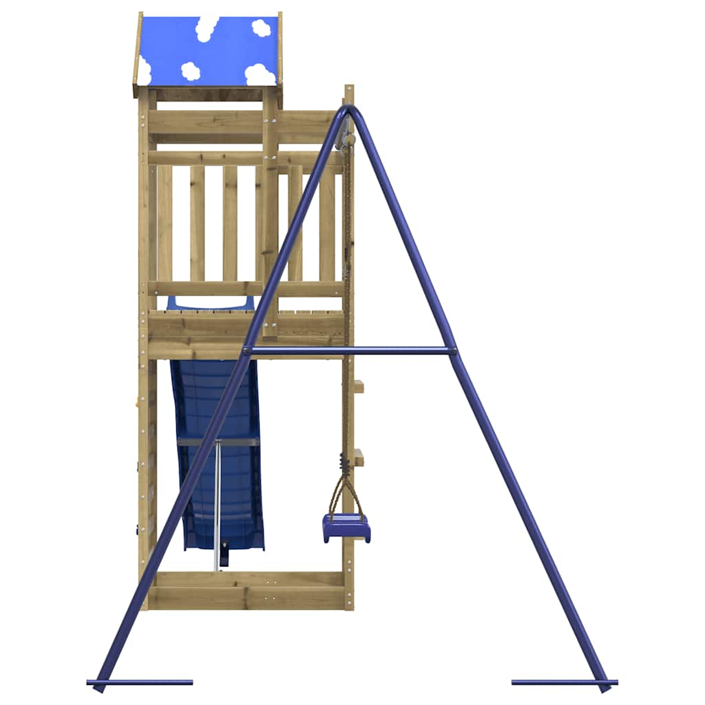 Set da Gioco da Esterno in Legno di Pino Impregnato | homemem39