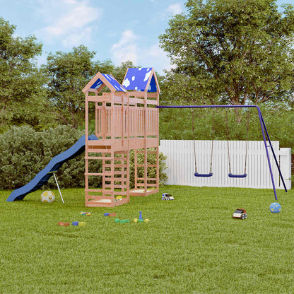 Set da Gioco da Esterno in Legno Massello di Douglas