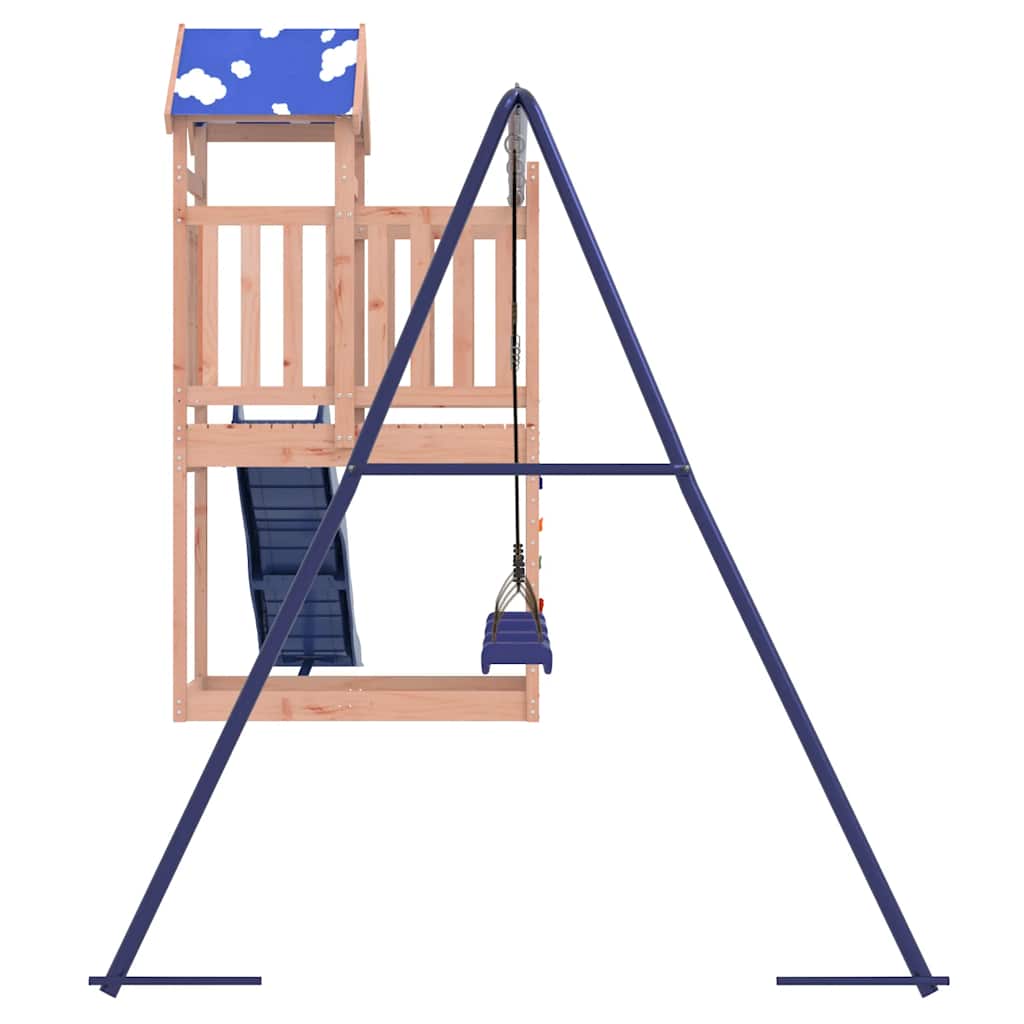 Set da Gioco da Esterno in Legno Massello di Douglas