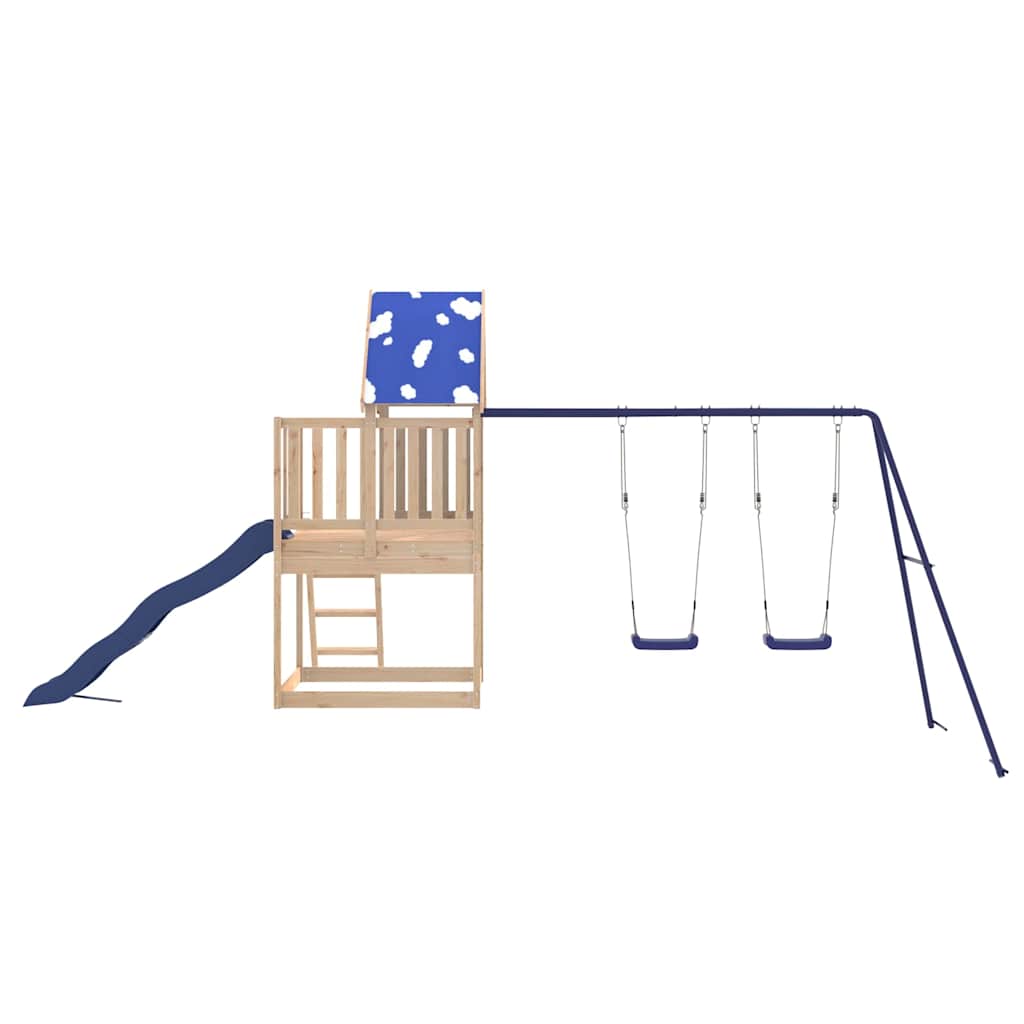 Set da Gioco da Esterno in Legno Massello di Pino | homemem39