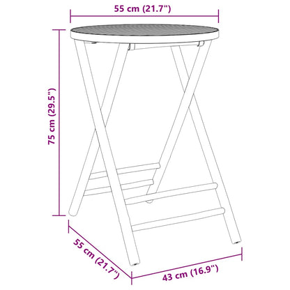 Set da Bistrò 3 pz in Bambù