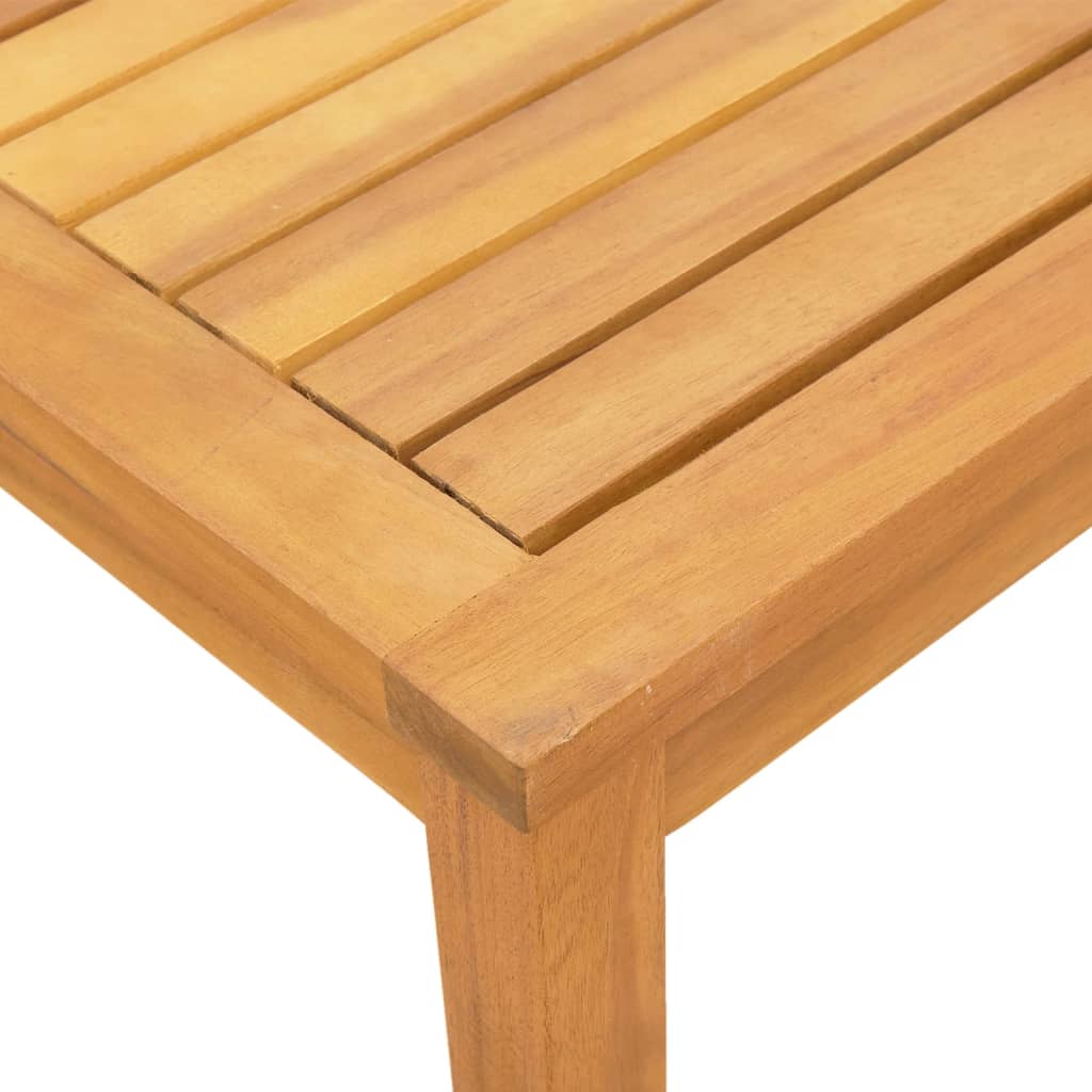 Lettini Prendisole 2 pz e Tavolo Grigio Legno Acacia/Textilene - homemem39