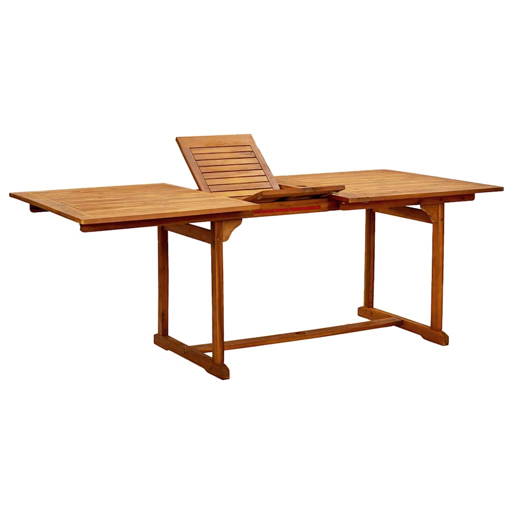 Set Pranzo da Giardino 7pz Legno Massello di Acacia e Textilene | homemem39