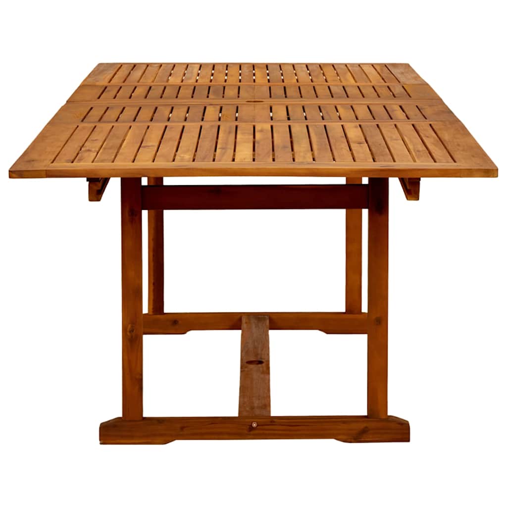 Set Pranzo da Giardino 7pz Legno Massello di Acacia e Textilene | homemem39