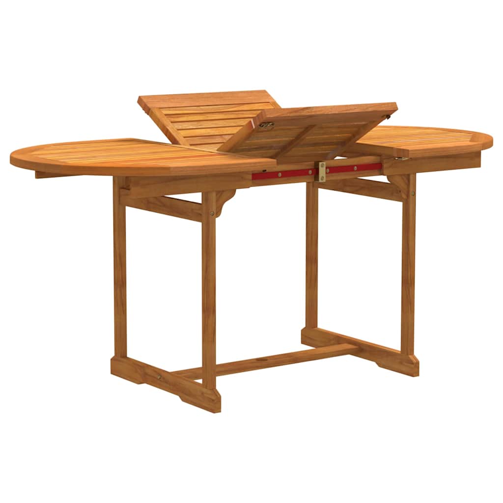 Set Pranzo da Giardino 5pz Legno Massello di Acacia e Textilene | homemem39