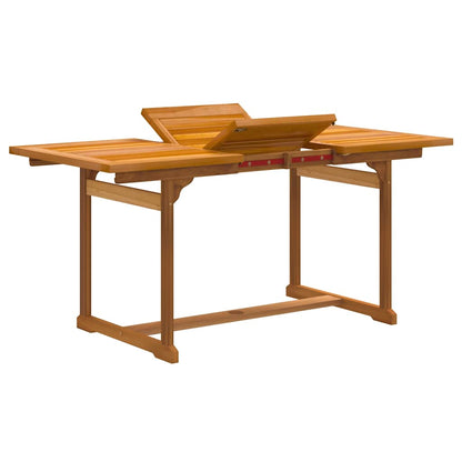 Set Pranzo da Giardino 7pz Legno Massello di Acacia e Textilene | homemem39