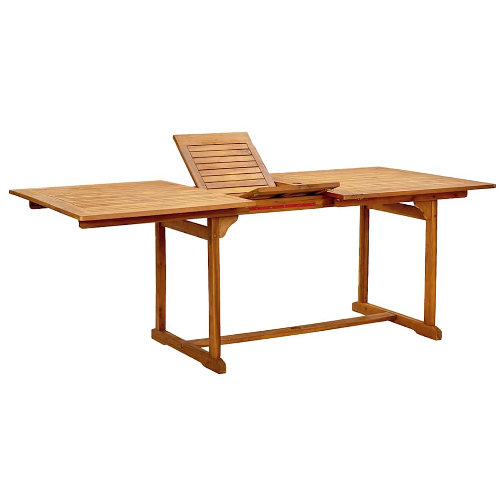 Set Pranzo da Giardino 5pz Legno Massello di Acacia e Textilene | homemem39