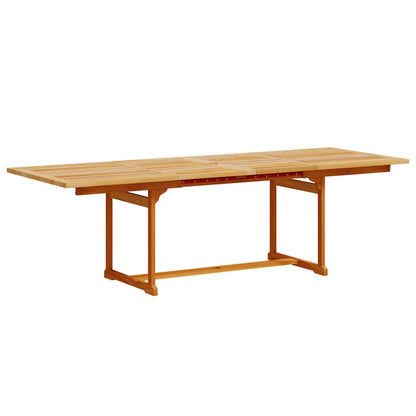 Set Pranzo da Giardino 9pz Legno Massello di Acacia e Textilene | homemem39