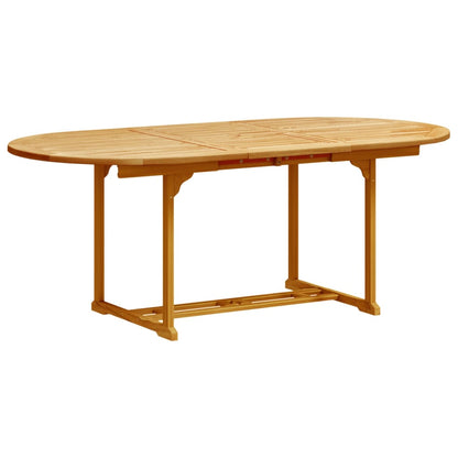 Set Pranzo da Giardino 7pz Legno Massello di Acacia e Textilene - homemem39
