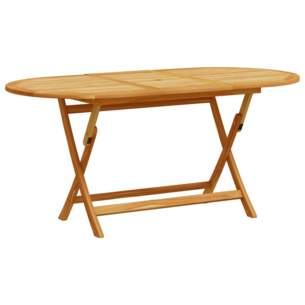 Set Pranzo da Giardino 9pz Legno Massello di Acacia e Textilene