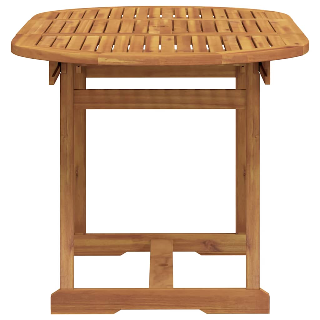 Set Pranzo da Giardino 7pz Legno Massello di Acacia e Textilene | homemem39