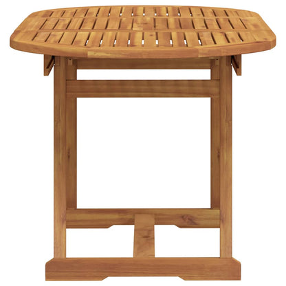 Set Pranzo da Giardino 7pz Legno Massello di Acacia e Textilene | homemem39