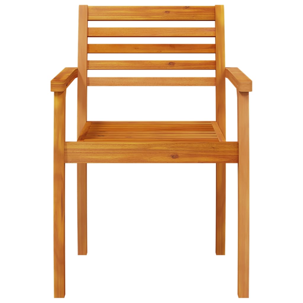 Sedie da Giardino 4 pz 59x55x85 cm Legno Massello di Acacia - homemem39