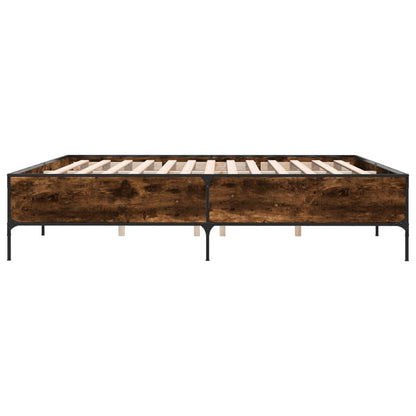 Giroletto Rovere Fumo 200x200 cm in Legno Multistrato e Metallo | homemem39
