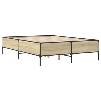 Giroletto Rovere Sonoma 150x200 cm in Legno Multistrato Metallo | homemem39