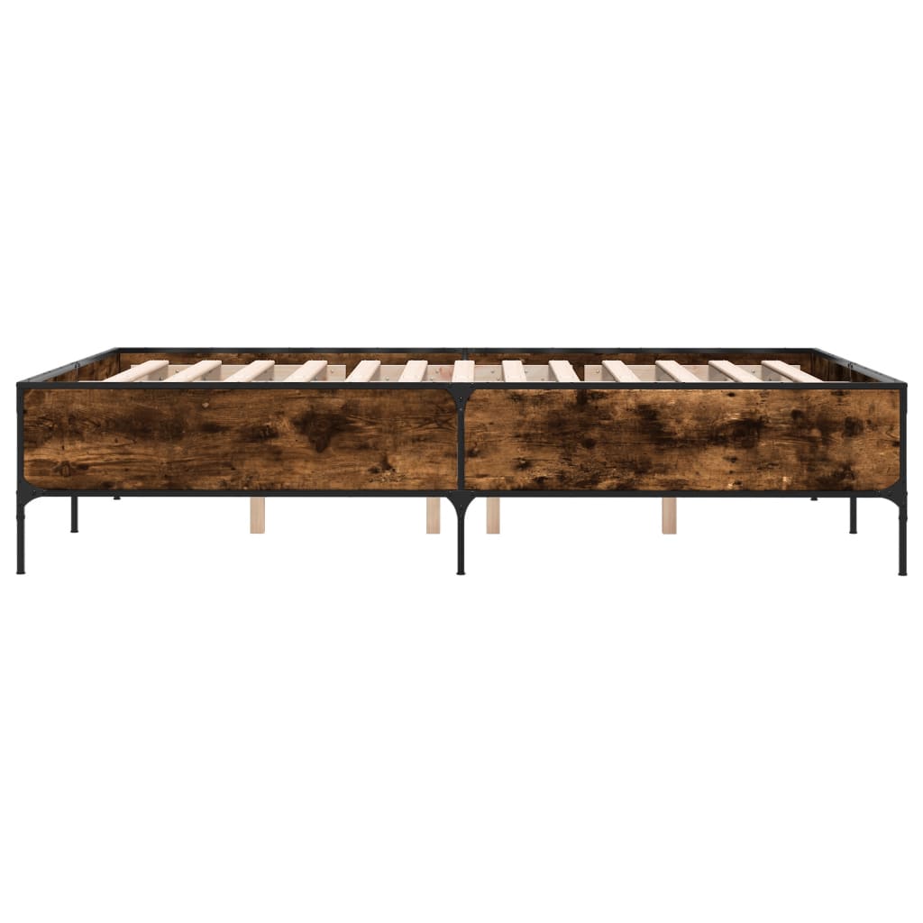 Giroletto Rovere Fumo 150x200 cm in Legno Multistrato Metallo | homemem39
