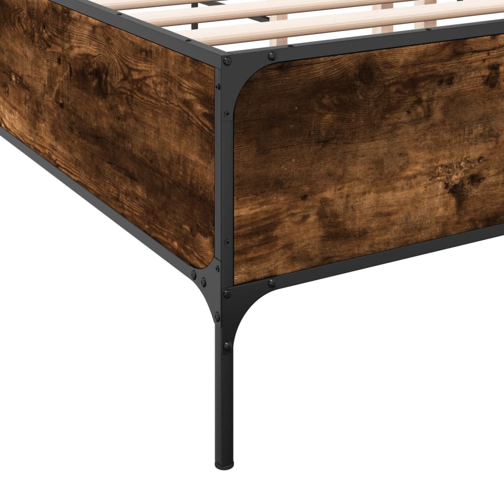 Giroletto Rovere Fumo 150x200 cm in Legno Multistrato Metallo | homemem39