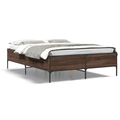 Giroletto Rovere Marrone 150x200cm in Legno Multistrato Metallo | homemem39