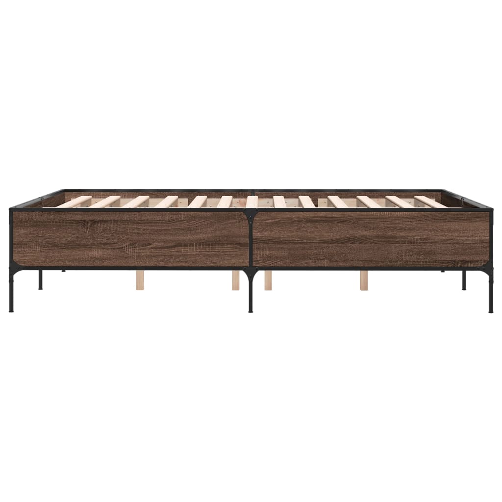 Giroletto Rovere Marrone 150x200cm in Legno Multistrato Metallo | homemem39