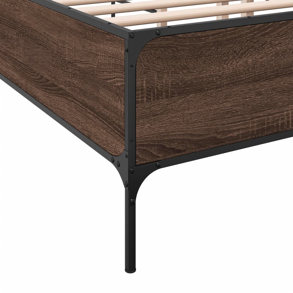 Giroletto Rovere Marrone 150x200cm in Legno Multistrato Metallo | homemem39