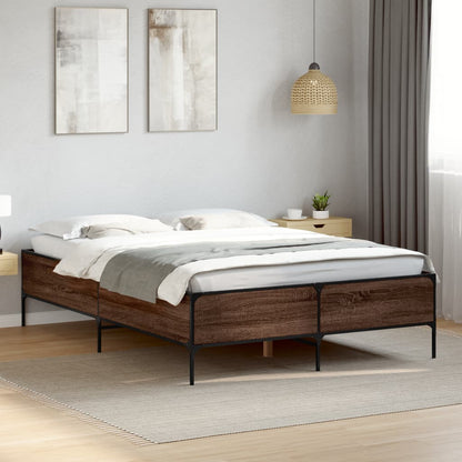 Giroletto Rovere Marrone 150x200cm in Legno Multistrato Metallo | homemem39