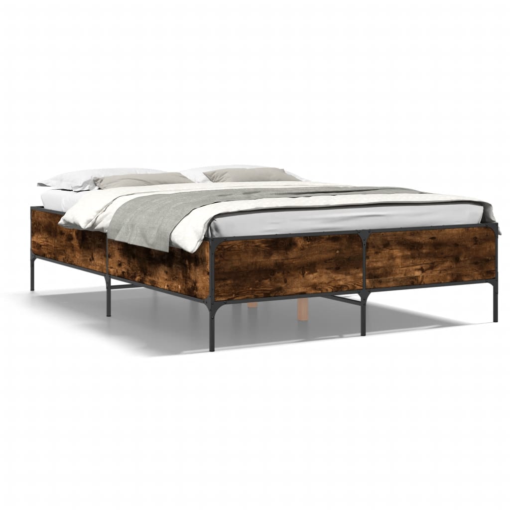 Giroletto Rovere Fumo 120x200 cm in Legno Multistrato Metallo | homemem39
