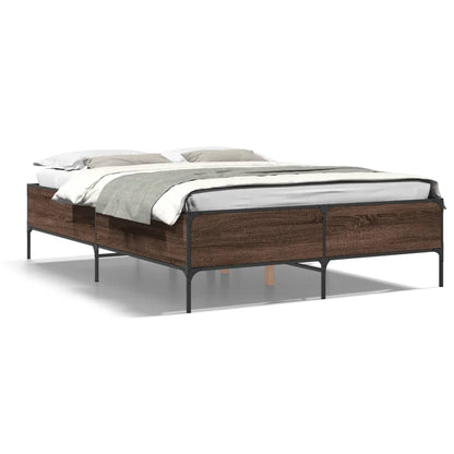 Giroletto Rovere Marrone 120x200cm in Legno Multistrato Metallo | homemem39