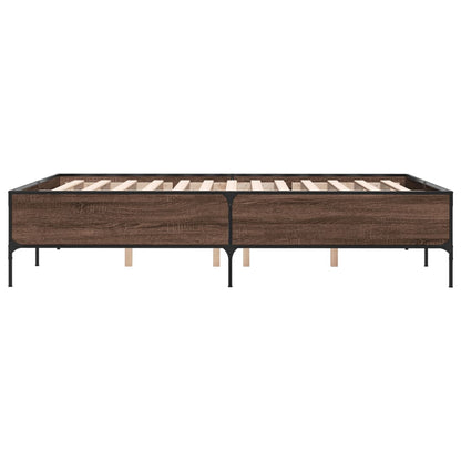 Giroletto Rovere Marrone 120x200cm in Legno Multistrato Metallo | homemem39