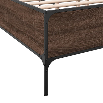 Giroletto Rovere Marrone 120x200cm in Legno Multistrato Metallo | homemem39