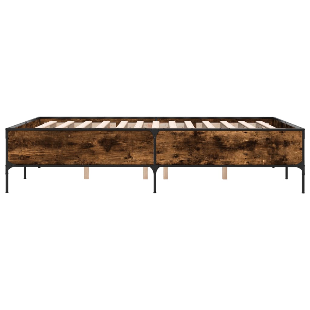 Giroletto Rovere Fumo 140x190 cm in Legno Multistrato Metallo | homemem39