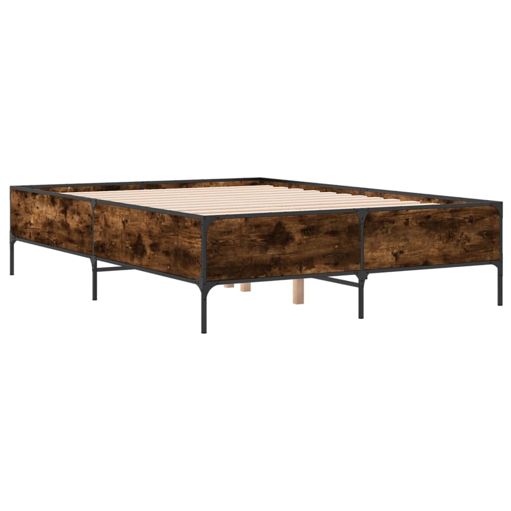 Giroletto Rovere Fumo 140x190 cm in Legno Multistrato Metallo | homemem39