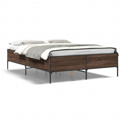 Giroletto Rovere Marrone 140x190cm in Legno Multistrato Metallo | homemem39
