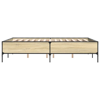 Giroletto Rovere Sonoma 120x190 cm in Legno Multistrato Metallo | homemem39