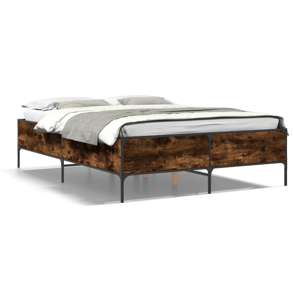Giroletto Rovere Fumo 120x190 cm in Legno Multistrato Metallo | homemem39