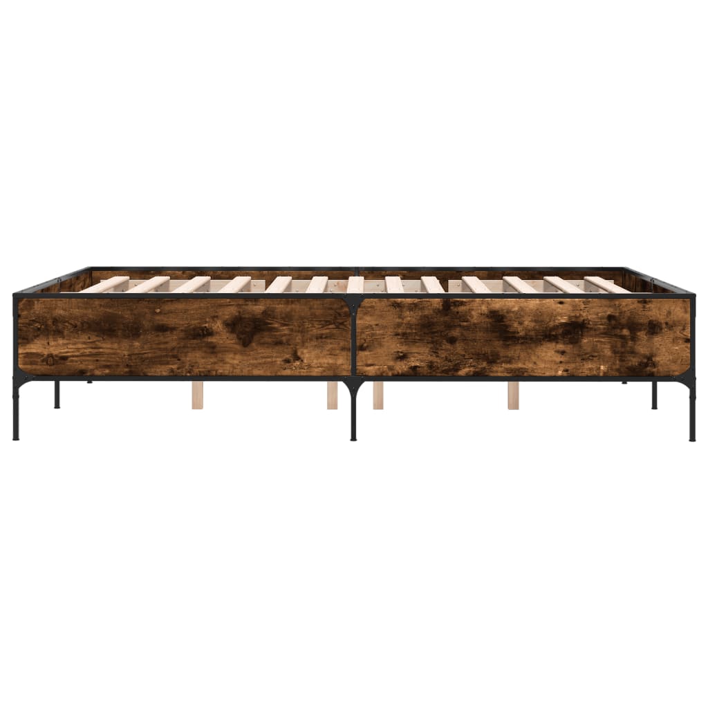 Giroletto Rovere Fumo 120x190 cm in Legno Multistrato Metallo | homemem39