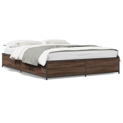 Giroletto Rovere Marrone 140x190cm in Legno Multistrato Metallo | homemem39