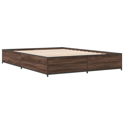 Giroletto Rovere Marrone 140x190cm in Legno Multistrato Metallo | homemem39
