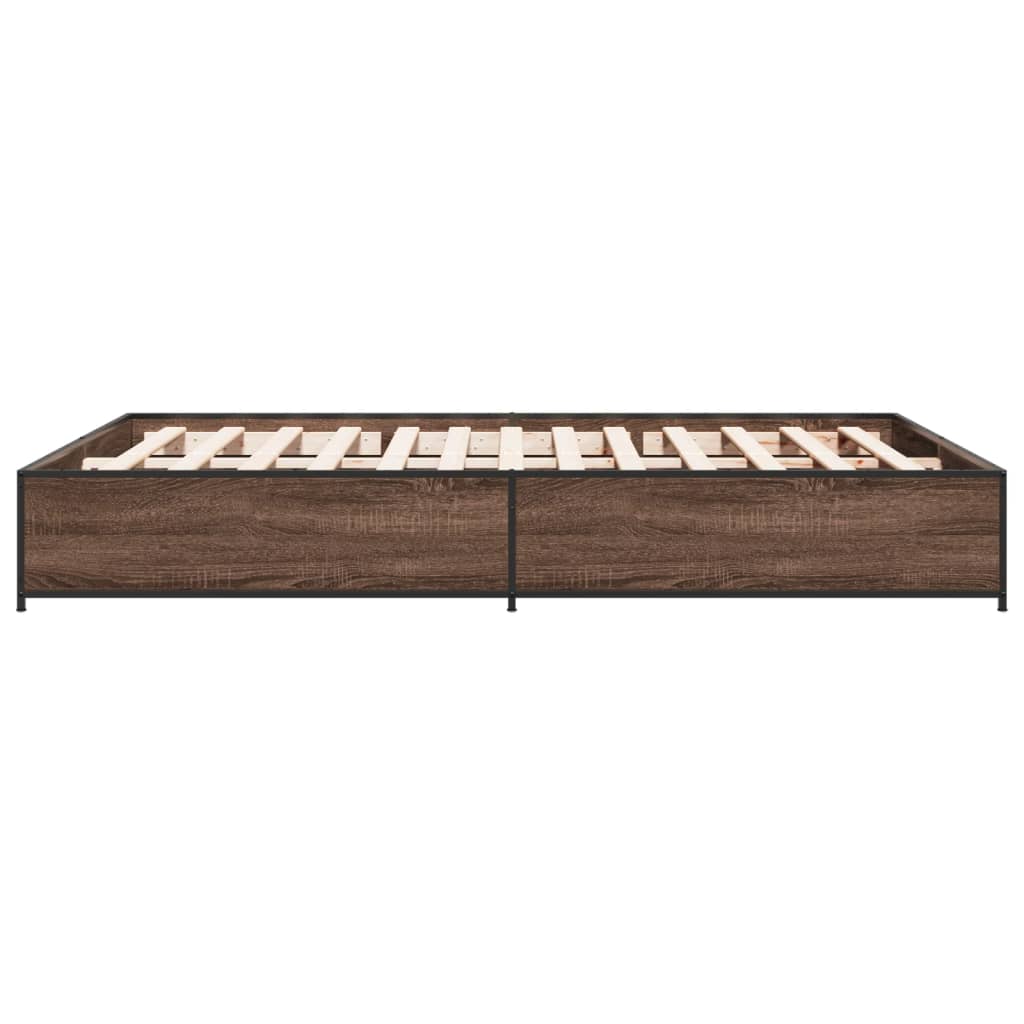 Giroletto Rovere Marrone 140x190cm in Legno Multistrato Metallo | homemem39
