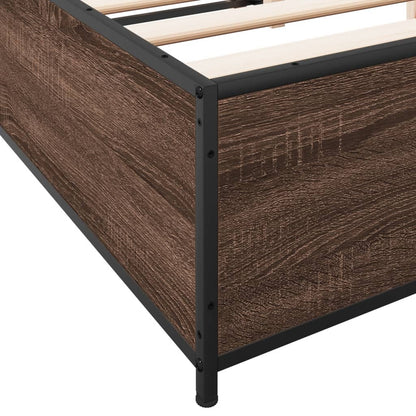Giroletto Rovere Marrone 140x190cm in Legno Multistrato Metallo | homemem39